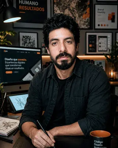Diego Castillo - Fundador de Viral Bee, diseñador gráfico y web con más de 20 años de experiencia en Colombia